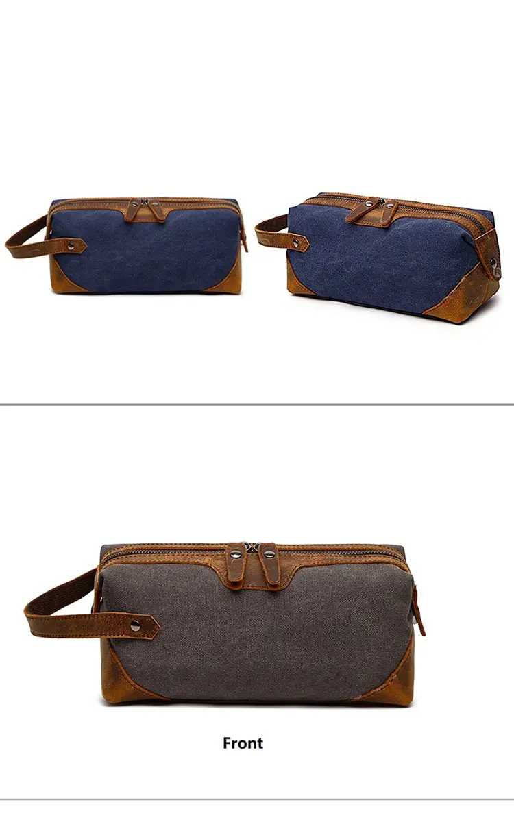 Executive Mens Toiletry Bag CZ303 for Business Travel and Hotel Stays